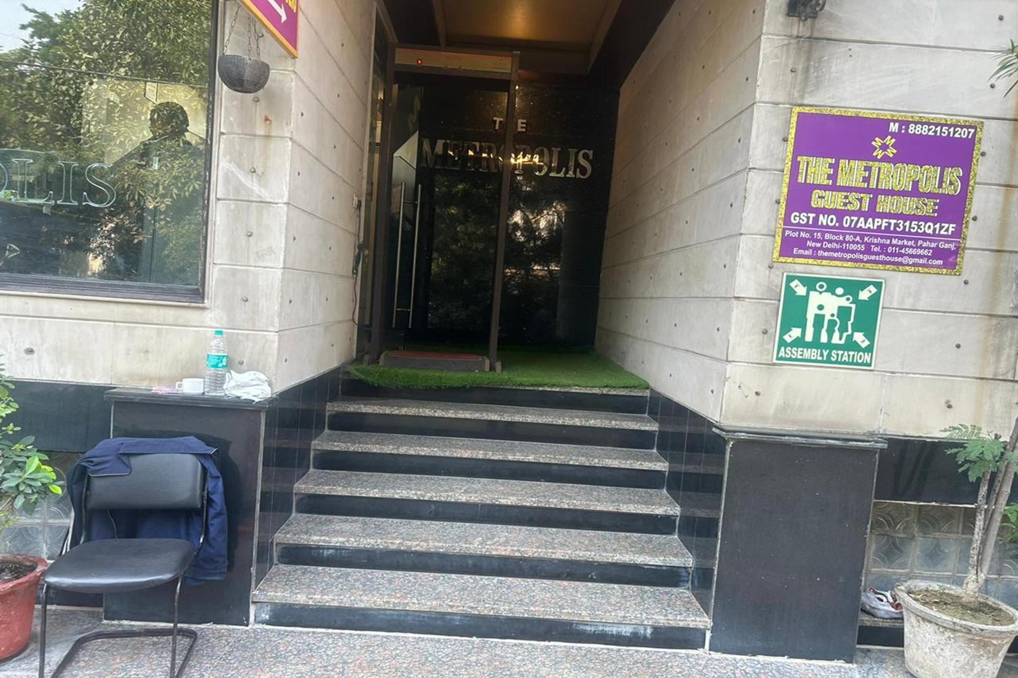 The Metropolis Guest House Near Rk Ashram Metro Station New Delhi Eksteriør billede